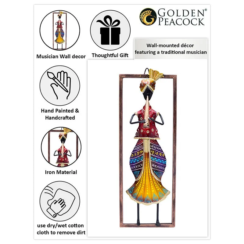 Folk Beats Handcrafted Metal Wall Accent media 3