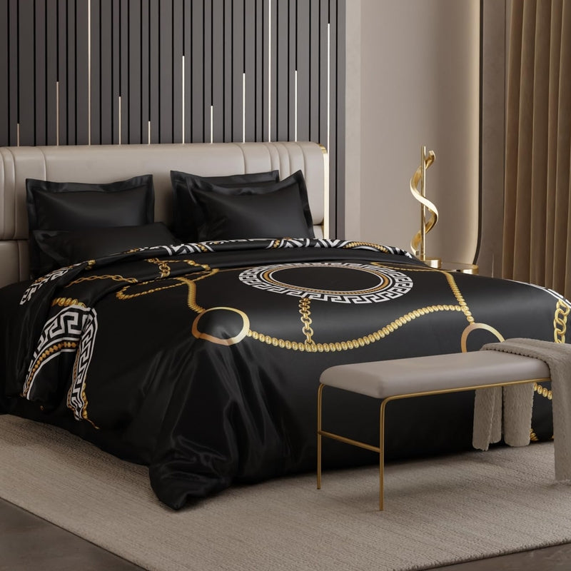 Nestora Printed Satin Comforter - 150 GSM
