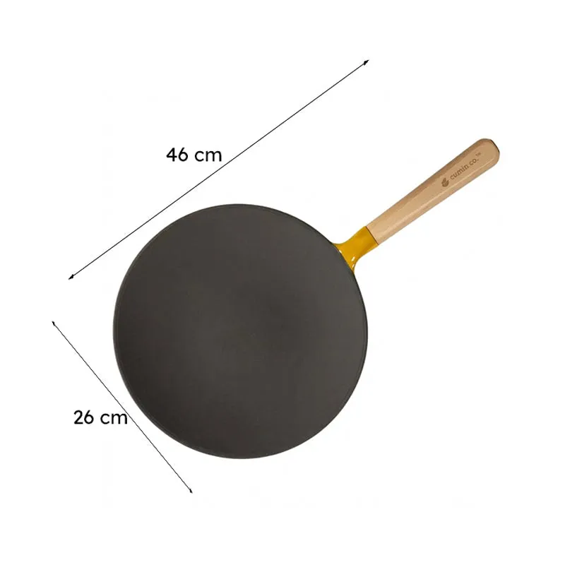 Cumin Co Enamel Cast Iron Roti Tawa media 12
