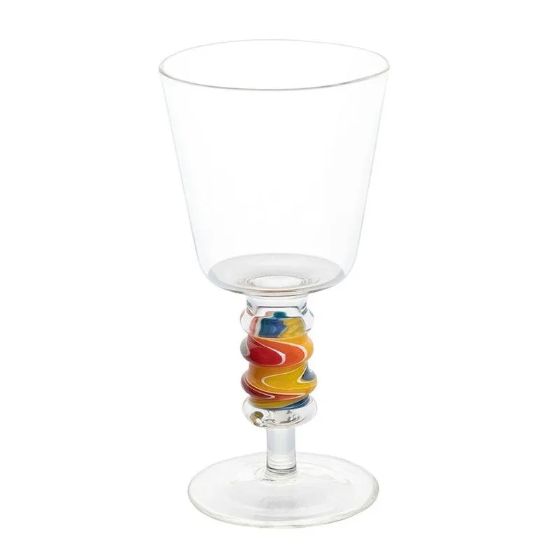 Crimson Bloom Wine Glasses(180 mL) - Set Of Two media 4