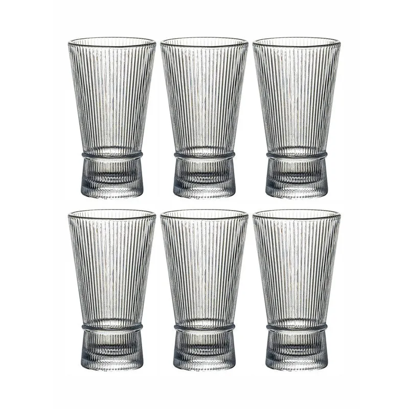 Glass Drinking Glasses (300 mL Each) - Set Of Six media 4