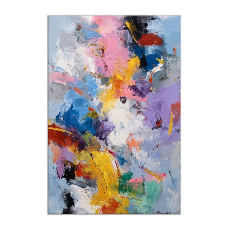 Pigment Surge Grid Canvas Wall Art media 3