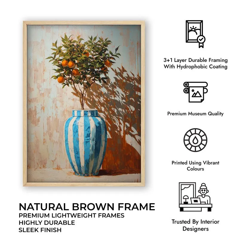 Floravo Canvas Wall Painting With Brown Frame media 10