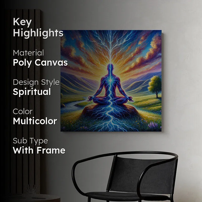 Divine Aura Wall Painting media 2