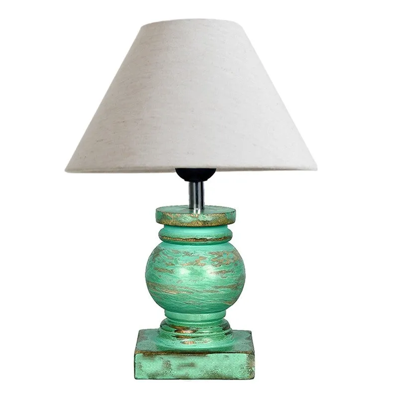CleanFlare Wooden Table Lamp - White media 6