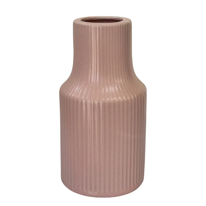 Petal Prose Ceramic Vase - Pink media 3
