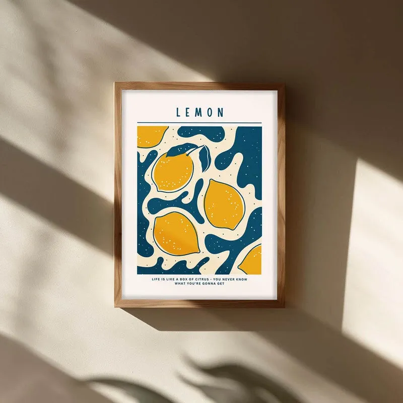 Abstract Lem Archival Canvas Wall Art - Brown media 3