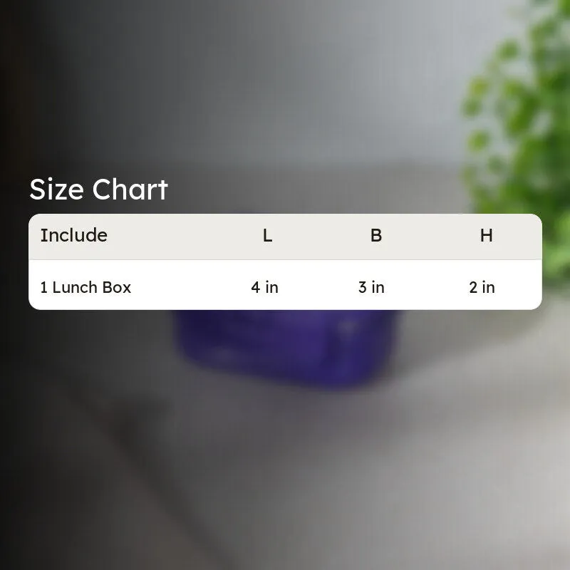 Port Microwave Safe Lunch Box (Violet) - 150 mL media 8