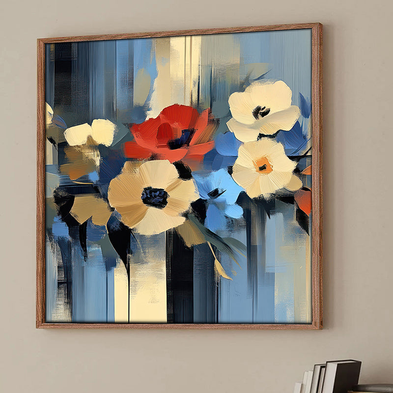 Poppies Of Dreams Wall Art With Frame - Brown