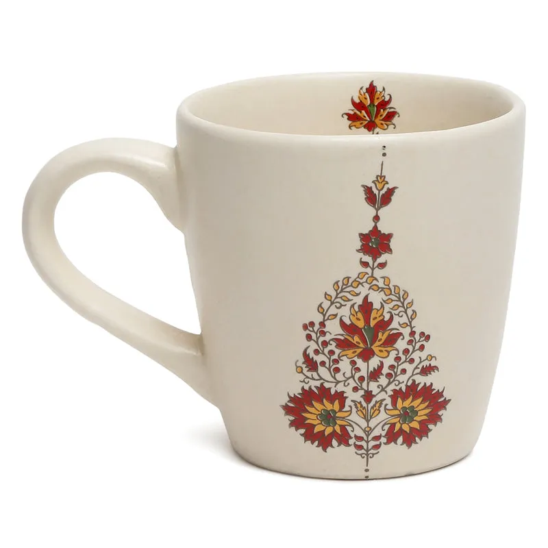 Gardenia Stoneware Tea Cup (220 mL Each) - Set Of Six media 5