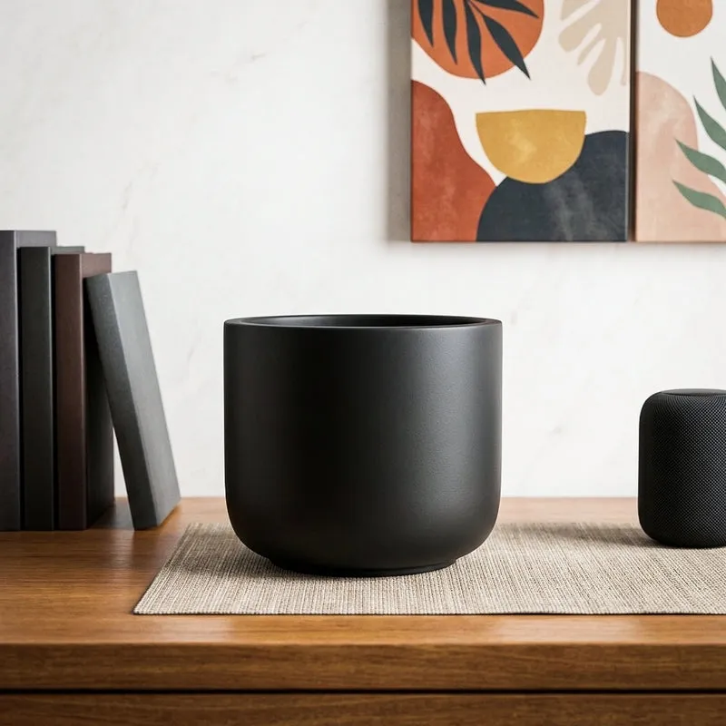 Oh-So Cute Planter- Black media 1