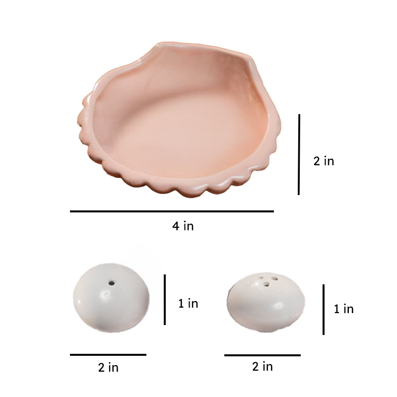 Pear In Shell Salt & Pepper Set - Three Piece Set media 6