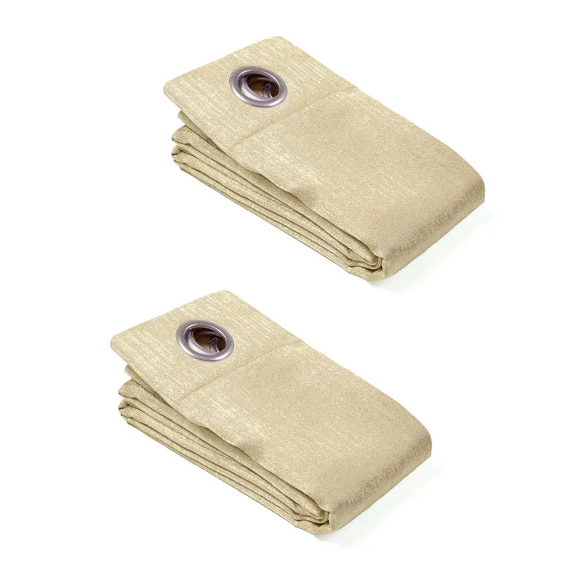 Saral Home Auriel Blackout Curtain (Beige) - Set Of Two media 5