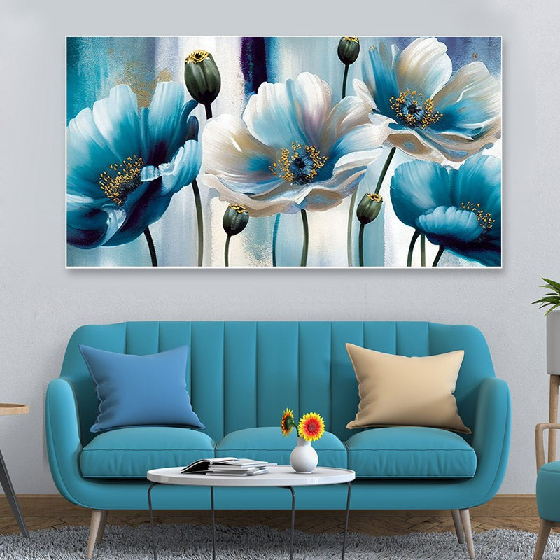 Oceana Petals Floral Canvas Wall Painting