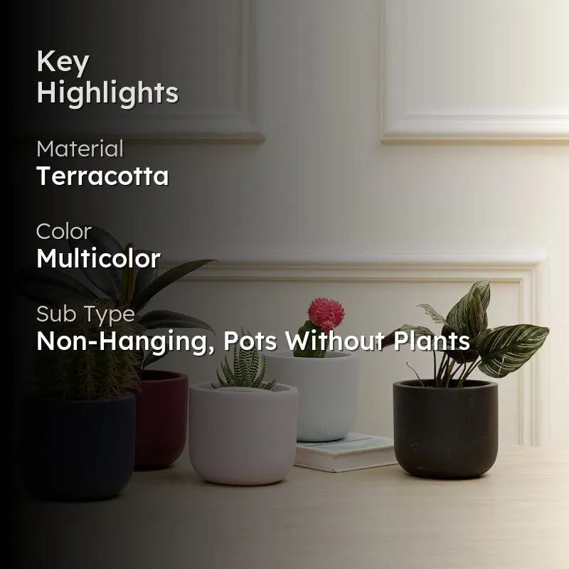 Oh-So Cute Planters - Set Of Five media 2