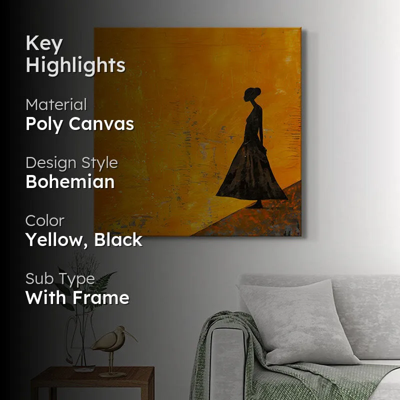 Elegant Lady Wall Painting media 2