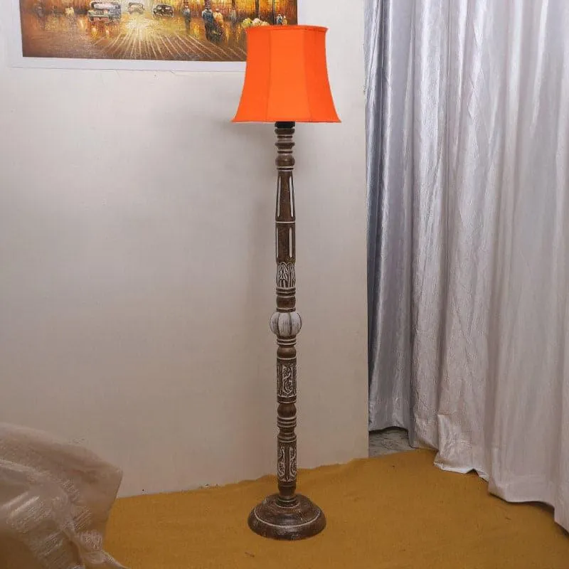 Colton Cone Floor Lamp - Orange media 3