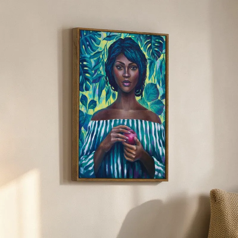 Iconic She Canvas Wall Art With Frame media 3
