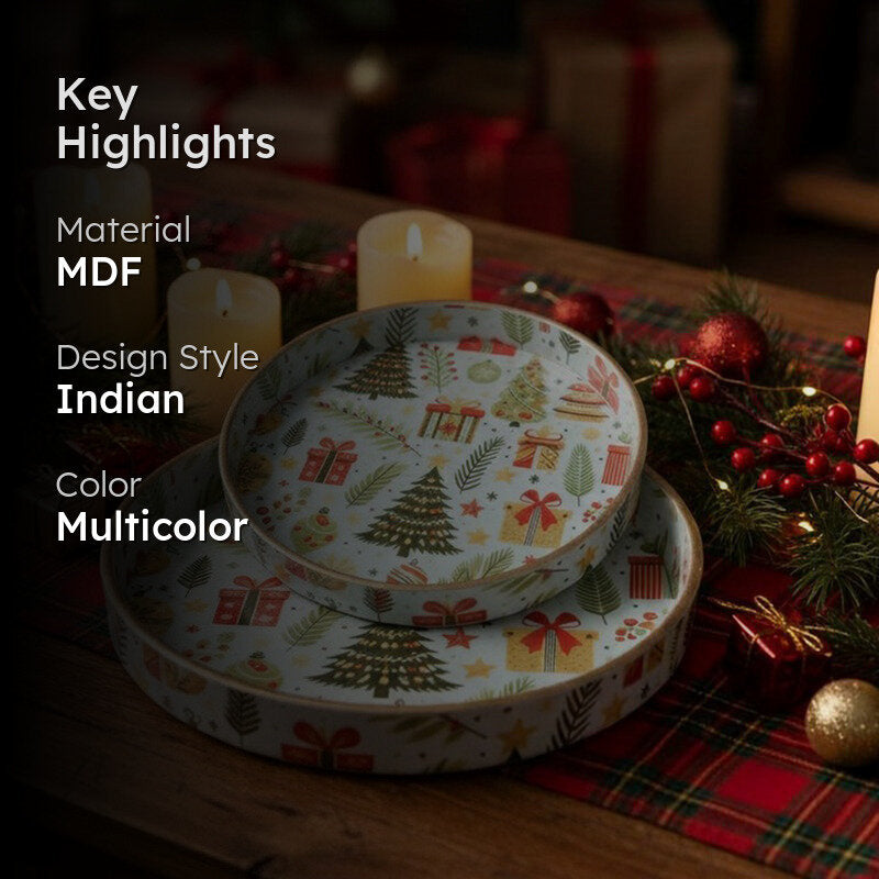 Jingle Serving Tray - Set Of Two media 2