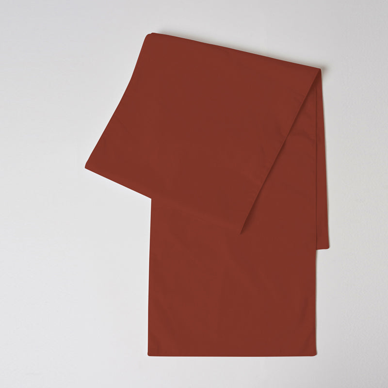 Frida Cotton Table Runner - Terracotta Brown media 4
