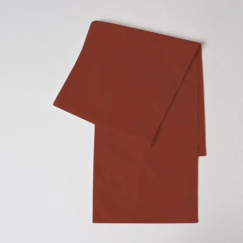 Frida Cotton Table Runner - Terracotta Brown media 4