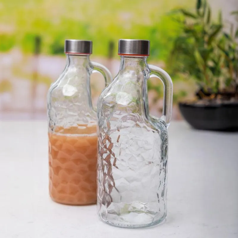 Grid Ripple Bottle (1000 ML) - Set Of Two media 1