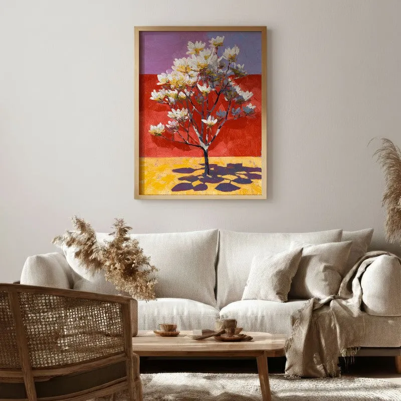 Elvane Canvas Wall Painting With Brown Frame media 6