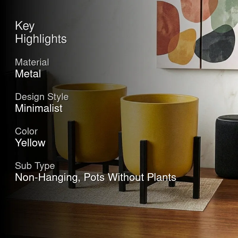 Goldie Planter With Stand - Set Of Two media 2