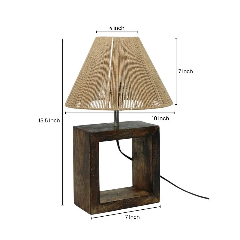 Tactile Cotton Table Lamp - Beige media 5