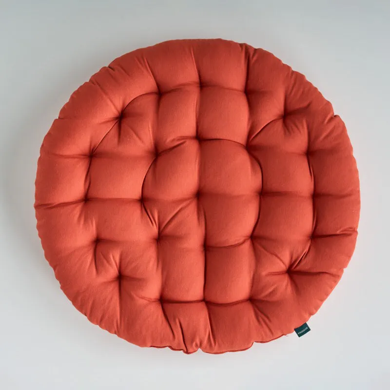 Gloria Floor Cushion - Terracotta Brown media 3