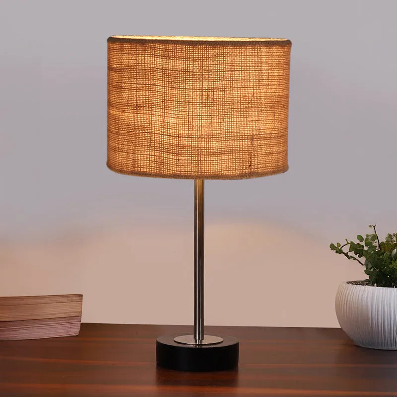 Sienna I Rodin Wooden Table Lamp - Beige,Silver,Black media 2