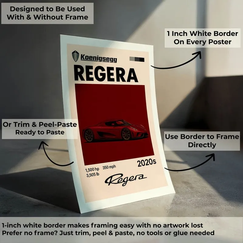 Koenigsegg Regera Legend Wall Poster media 8