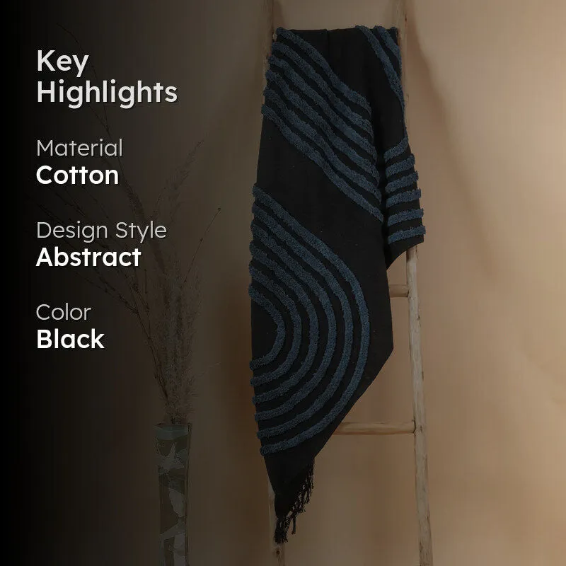 Curve Noir Cotton Throw media 2