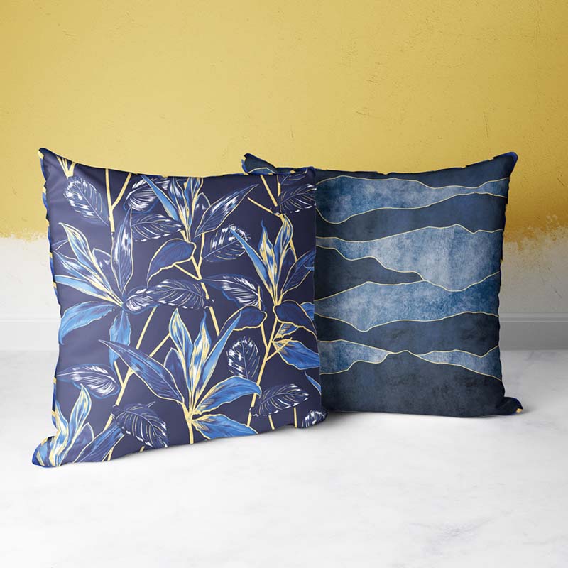 Saphire Lilia Lomi Cushion Cover - Set of Two