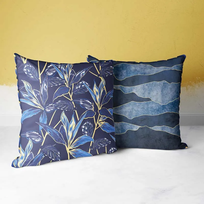 Saphire Lilia Lomi Cushion Cover - Set of Two media 1