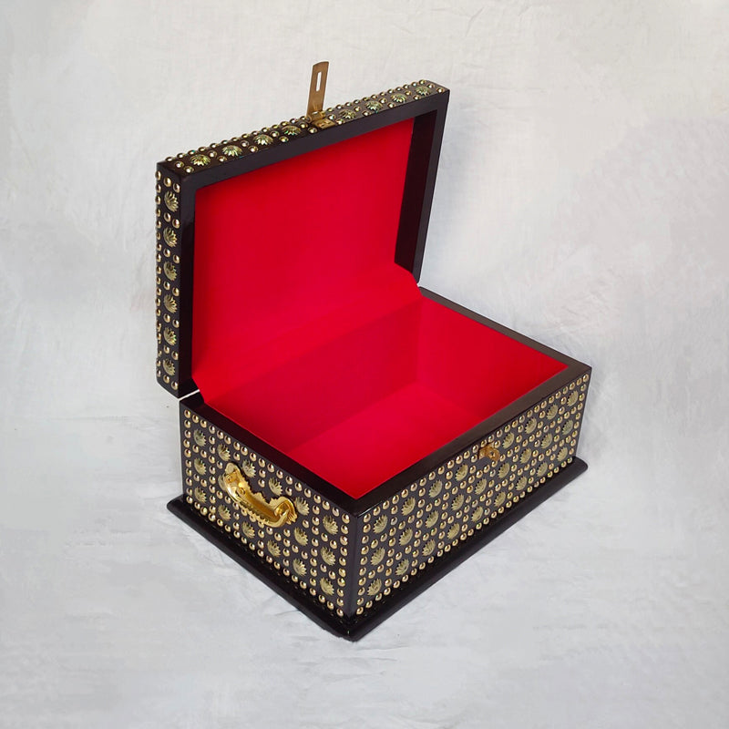Vaira Decorative Wood Jewel Box - Black media 5