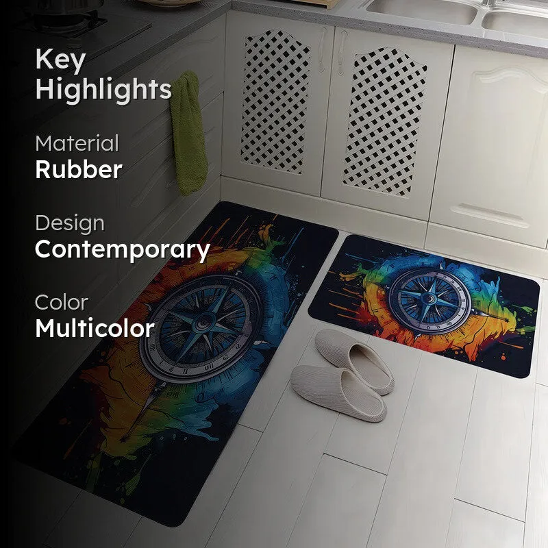 Tideora Rubber Kitchen Floor Mats - Set of Two media 2