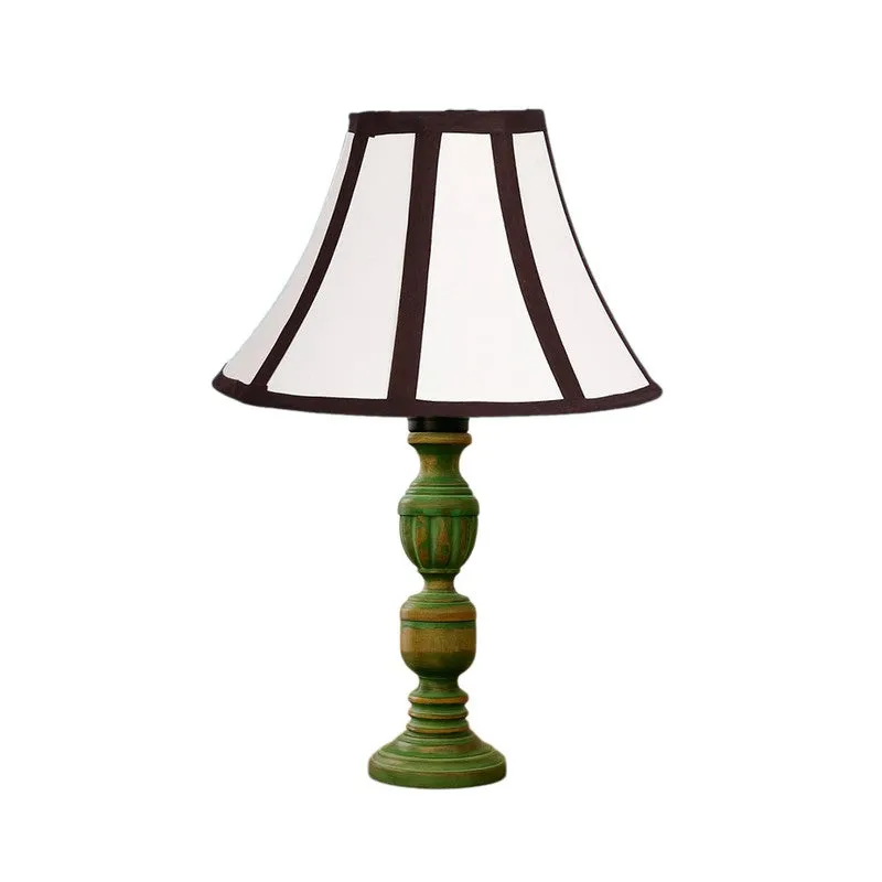 Arvello Zerin Wooden Table Lamp - White media 5