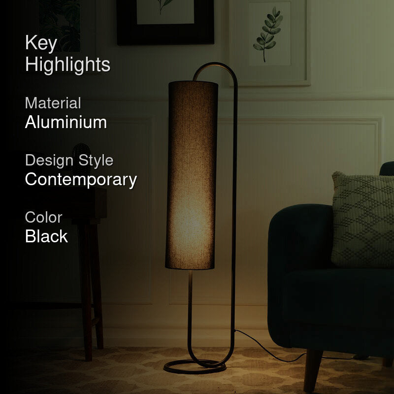 Lissome Aluminum Floor Lamp - Black media 2