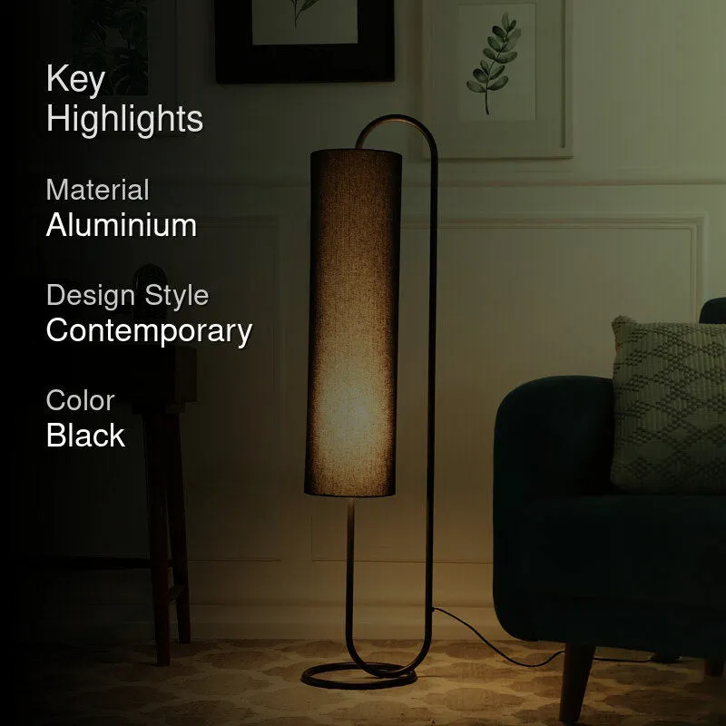 Lissome Aluminum Floor Lamp - Black media 2