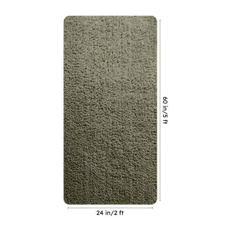 Vegas Luxe Micro Fiber Runner Rug - Green media 8