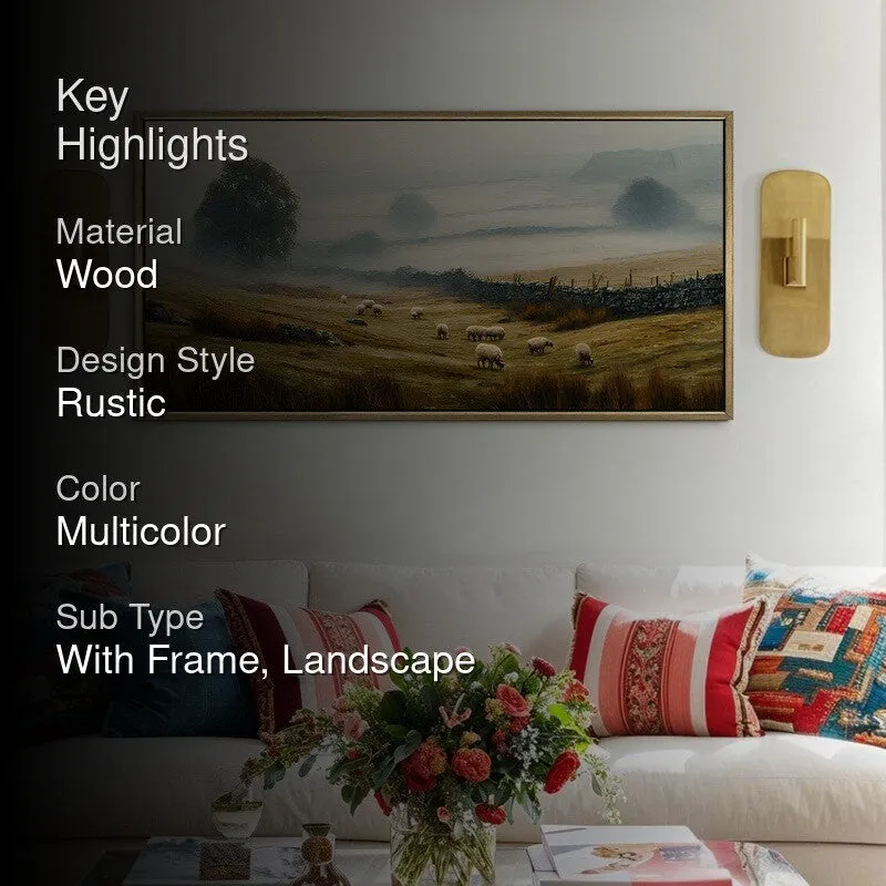 Classic Misty Pastoral Landscape Wall Art media 2