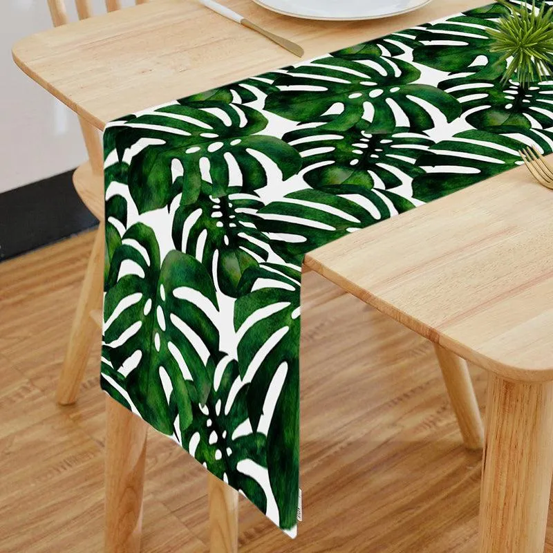 Freesia Poly Canvas Table Runner media 1