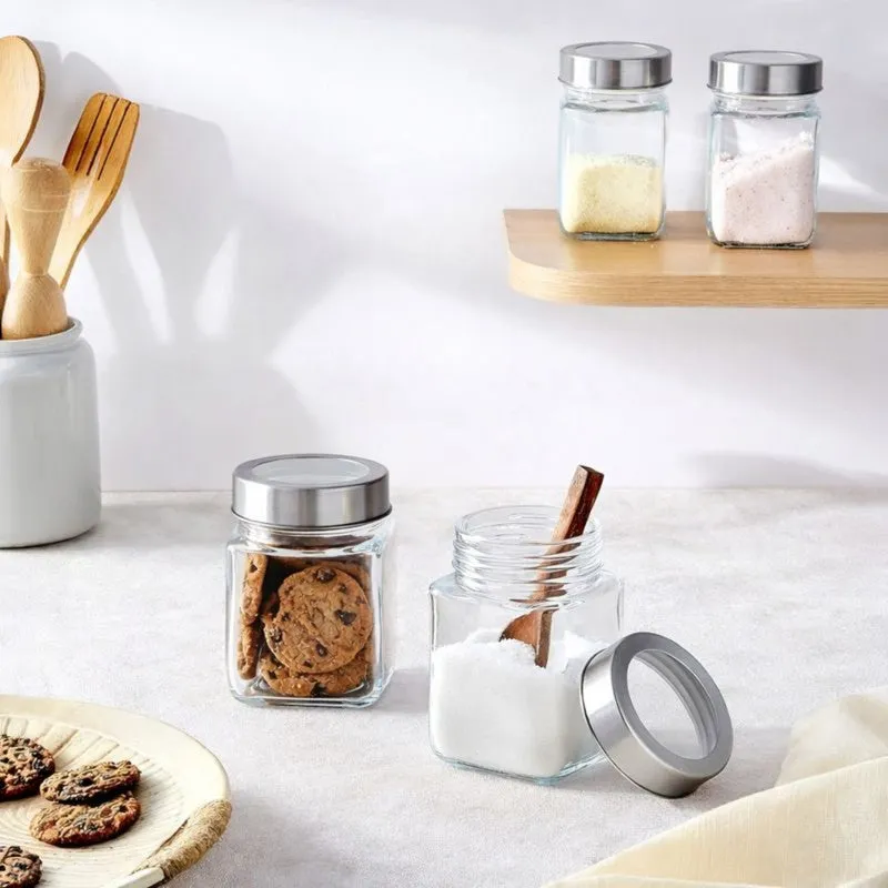 ClarityStore Glass Jar (310 mL Each) - Set Of Four media 4