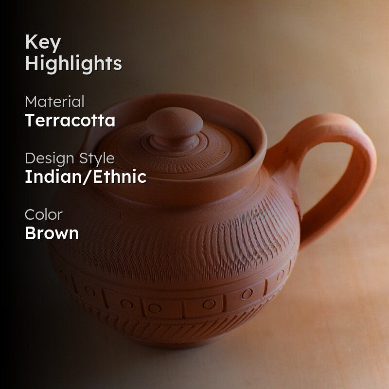 Terra Brew Terracotta Tea Pot - 450 mL media 2
