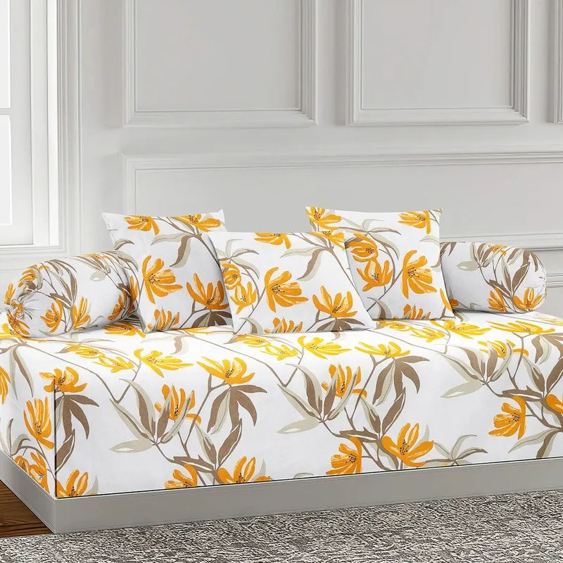 Gulyn Printed Diwan Set - Six Piece Set media 3