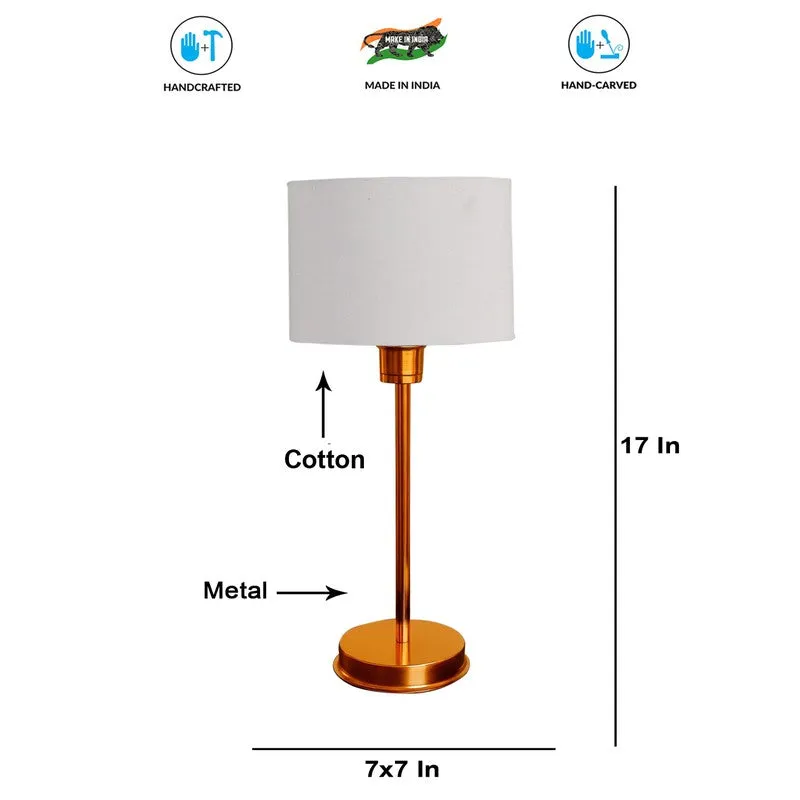 Kavira Naro Metal Table Lamp - Grey media 8