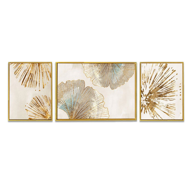 Rose Rise Cotton Canvas Wall Art - Set Of Three media 3