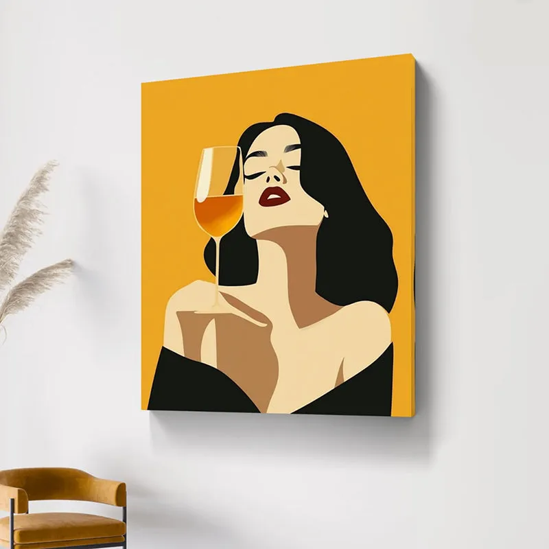 Vino Amore Wall Painting media 4