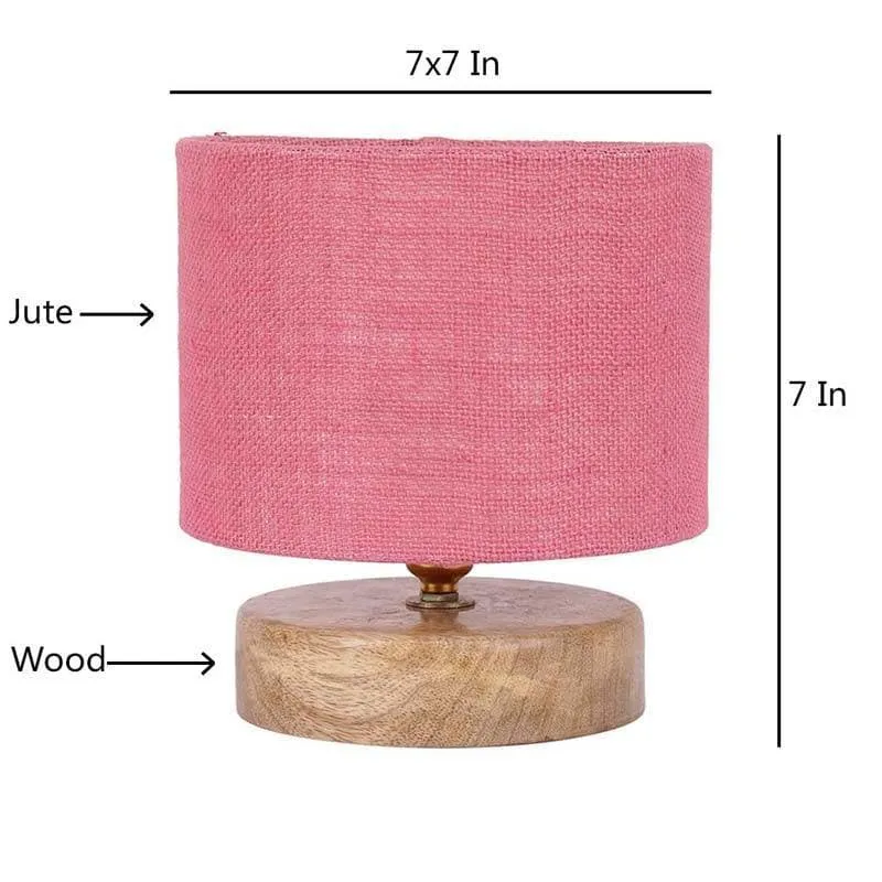 Dum Dum Fabric Table Lamp - Pink,Brown media 7